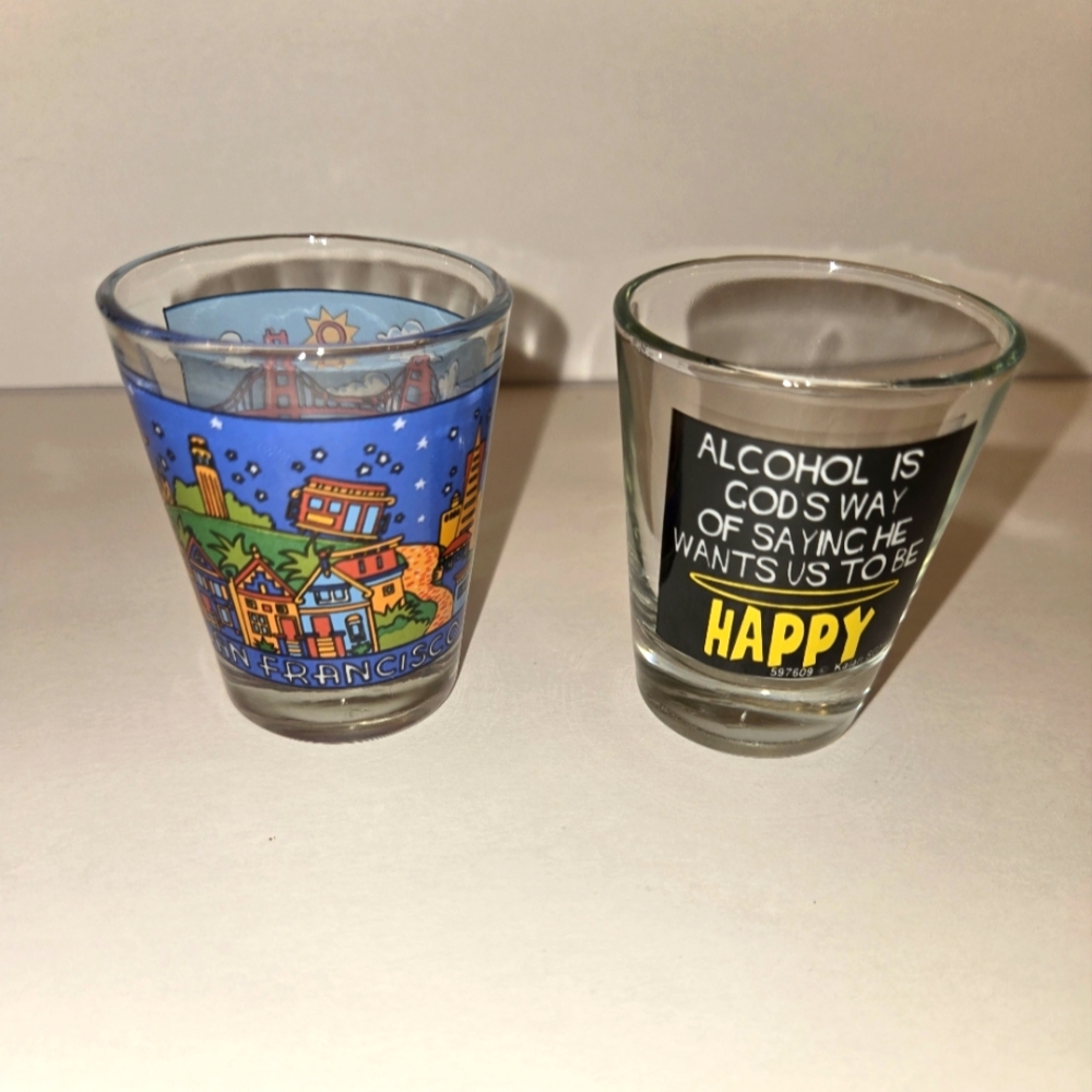 Shot Glasses San Francisco and Novelty - Funny